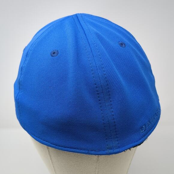 Oakley Fitted Baseball Cap Blue XL Vented Holes 6 Panel Classic Low Flex - Picture 6 of 11
